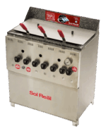 Freidora 42l 3canastos gnv triple inyeccion sol real -004087