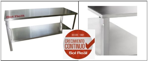 Mesa de trabajo 1.50x0.70x0.85 mts SOL REAL -008825