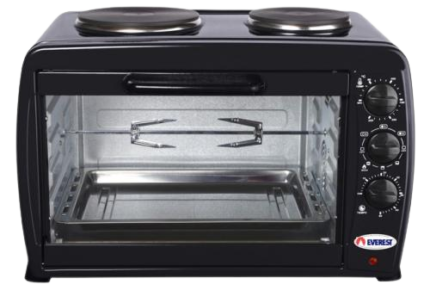 Horno electrico 45L everest 2H spiedo Eve-45hs -007371