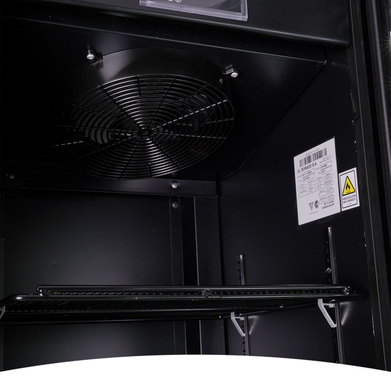 EI2 Exhibidora vertical 310l.nordica black INELRO -009912 - Imagen 3