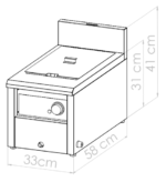 Freidora electrica 15L. professional 6KW. SPEEDY  -009360 - Imagen 3