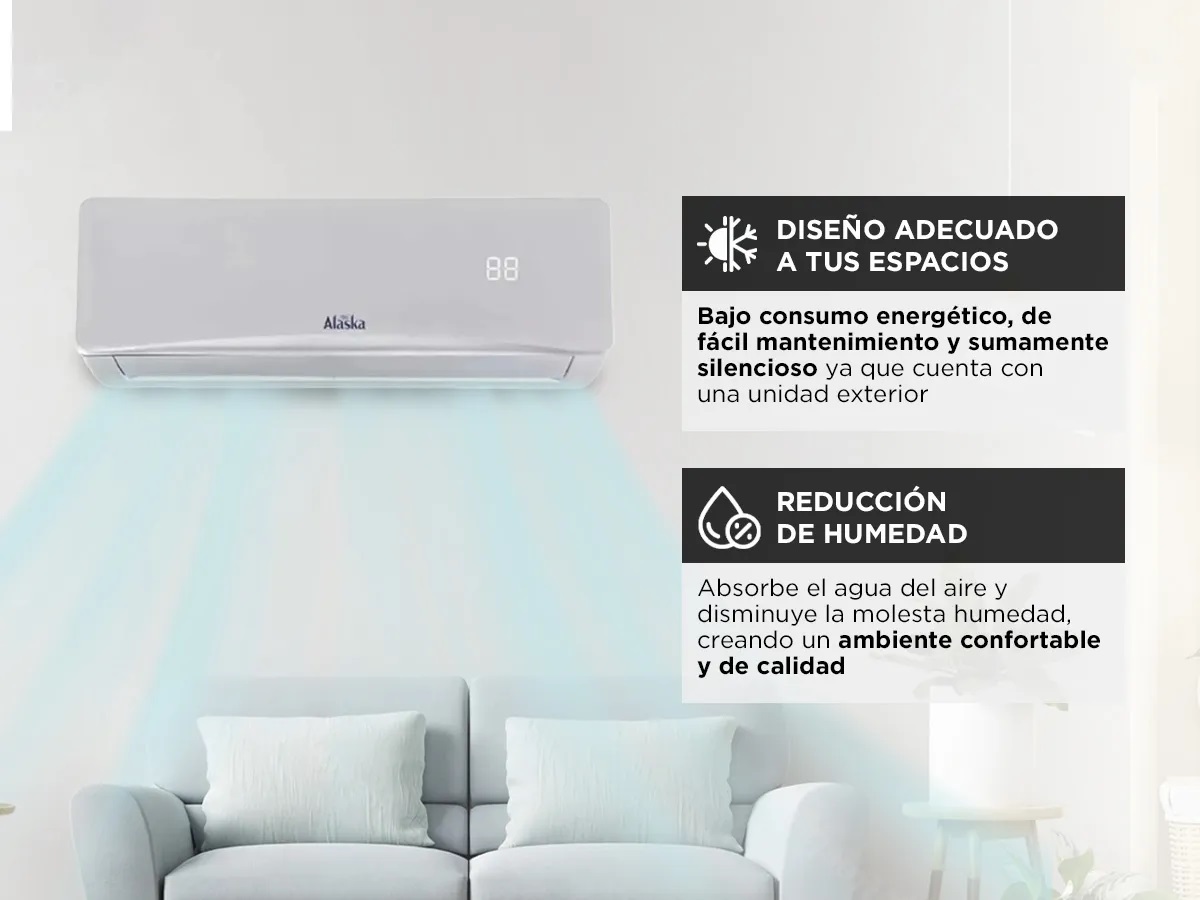 011359 Aire ac. Split 3200w 2752fr f/c AS35WCEW ALASKA - 011359 - Imagen 1